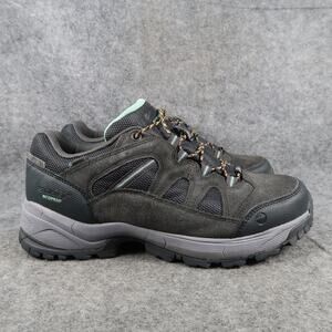 Hi Tec Shoes Womens 8.5 Hiking Boots Waterproof Leather Lace up Trail Outdoor